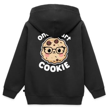 Cookies Cookie Keks Kekse Schokolade - Kinder Premium Organic Zip Hoodie - Schwarz - Hinten - AI Model Kid Male (0cm)