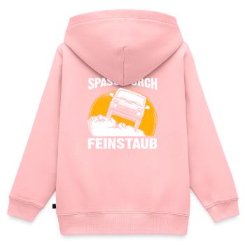 Russland Lada 4x4 Offroad Auto Spaß Feinstaub - Kinder Premium Organic Zip Hoodie - Rosa - Hinten - AI Model Kid Female (0cm)