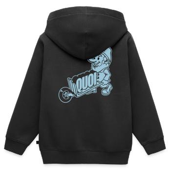 Dwarf wearing what - Kids Premium Organic Zip-up Hoodie - black - Back - AI Model Kid Male (0cm)