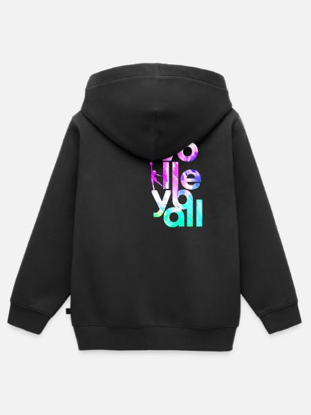Volleyball - Kinder Premium Organic Zip Hoodie - Schwarz
