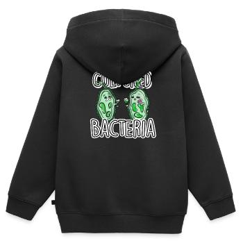 science - Sweat Premium à capuche zippé enfant bio - noir - Dos - AI Model Kid Male (0cm)