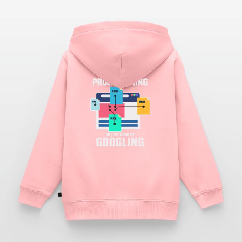 Programmierer Programmieren IT Computer Geschenk Kinder Premium Organic Zip Hoodie