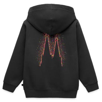 Kölner Dom Konfetti Im Herzen Karneval Herz Köln - Kinder Premium Organic Zip Hoodie - Schwarz - Hinten - AI Model Kid Male (0cm)