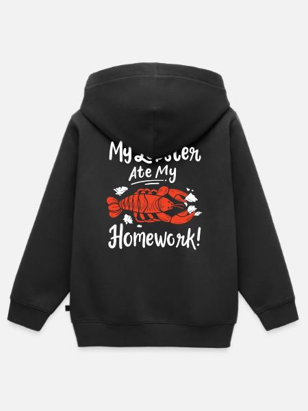 Hummer - Kinder Premium Organic Zip Hoodie - Schwarz