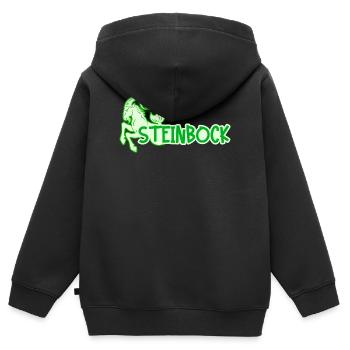 Horoskop Steinbock Esoterik Aberglaube Tierkreis - Kinder Premium Organic Zip Hoodie - Schwarz - Hinten - AI Model Kid Male (0cm)
