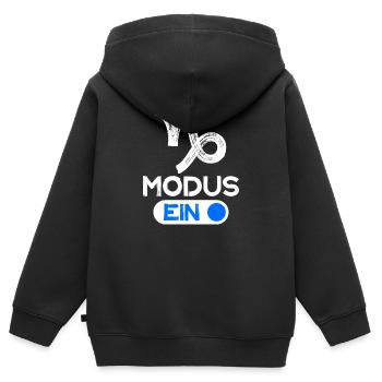 Tierkreis Steinbock Esoterik Statement Astronomie - Kinder Premium Organic Zip Hoodie - Schwarz - Hinten - AI Model Kid Male (0cm)