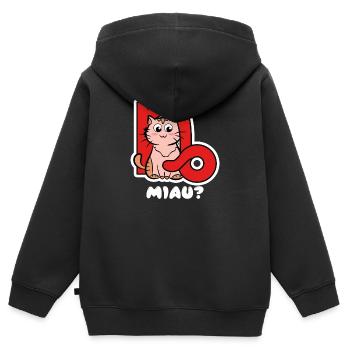 Cool Capricorne disant Zodiac Sky Astrologie - Sweat Premium à capuche zippé enfant bio - noir - Dos - AI Model Kid Male (0cm)