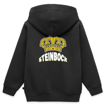 Aberglaube Steinbock Horoskop Astronomie Esoterik - Kinder Premium Organic Zip Hoodie - Schwarz - Hinten - AI Model Kid Male (0cm)