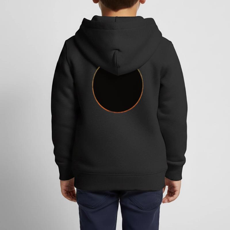 Solar eclipse Kids Premium Organic Zip-up Hoodie