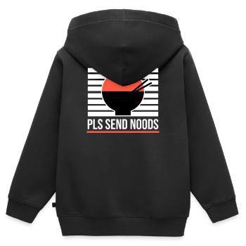 Cosplay Anime Manga Japanisch Popkultur Statement - Kinder Premium Organic Zip Hoodie - Schwarz - Hinten - AI Model Kid Male (0cm)