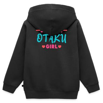 Popkultur Japan Anime Manga Herz Statement - Kinder Premium Organic Zip Hoodie - Schwarz - Hinten - AI Model Kid Male (0cm)
