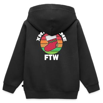 Movies Statement Kino Nacht Dvd Abend Film Schauen - Kinder Premium Organic Zip Hoodie - Schwarz - Hinten - AI Model Kid Male (0cm)