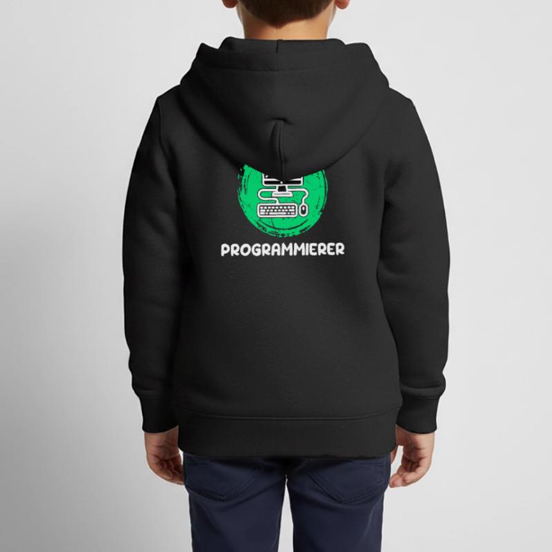 Computer Freak Scripting Programmeur Développeur Sweat Premium à capuche zippé enfant bio