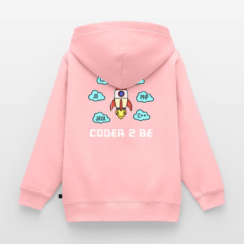 Developer Statement Css Php Java C++ Programmierer Kinder Premium Organic Zip Hoodie