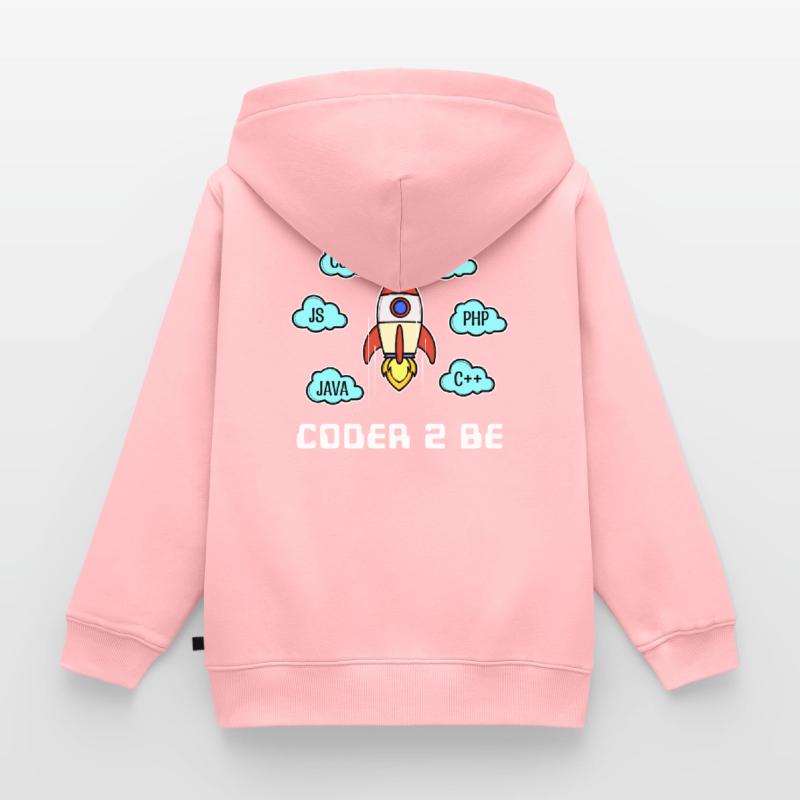 Developer Statement Css Php Java C++ Programmierer Kinder Premium Organic Zip Hoodie