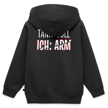 Fuel pump Energy Energy storage Refuelling Electricity - Kids Premium Organic Zip-up Hoodie - black - Back - AI Model Kid Male (0cm)
