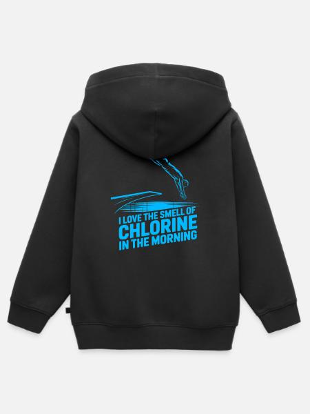 Kunstspringen Turmspringer Sprungbrett - Kinder Premium Organic Zip Hoodie - Schwarz