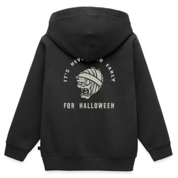 Halloween Zombie Scream Design - Kinder Premium Organic Zip Hoodie - Schwarz - Hinten - AI Model Kid Male (0cm)