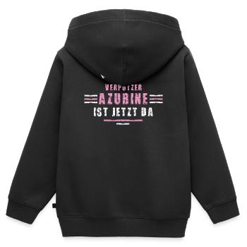 Confectioner Trainee Training Apprenticeship Confectioner - Kids Premium Organic Zip-up Hoodie - black - Back - AI Model Kid Male (0cm)