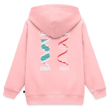 Professeur de biologie Biologiste Biologiste en microbiologie - Sweat Premium à capuche zippé enfant bio - rose - Dos - AI Model Kid Female (0cm)