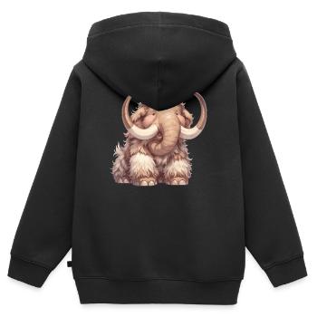 Mammuts Mammut - Kinder Premium Organic Zip Hoodie - Schwarz - Hinten - AI Model Kid Male (0cm)