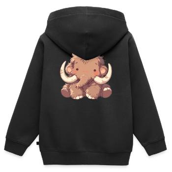 Mammuts Mammut - Kinder Premium Organic Zip Hoodie - Schwarz - Hinten - AI Model Kid Male (0cm)