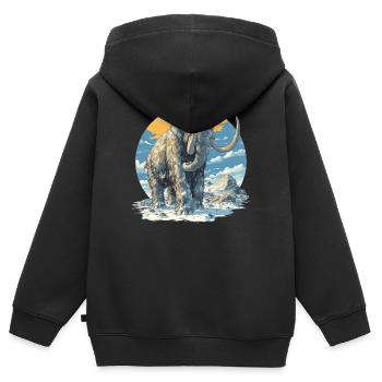 Mammuts Mammut - Kinder Premium Organic Zip Hoodie - Schwarz - Hinten - AI Model Kid Male (0cm)