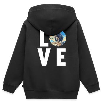 Mammuts Mammut - Kinder Premium Organic Zip Hoodie - Schwarz - Hinten - AI Model Kid Male (0cm)