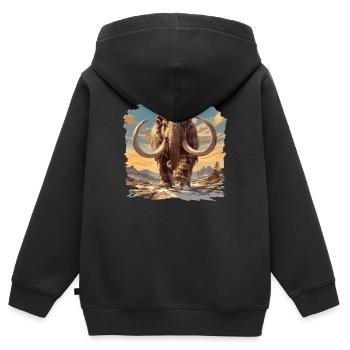 Mammuts Mammut - Kinder Premium Organic Zip Hoodie - Schwarz - Hinten - AI Model Kid Male (0cm)
