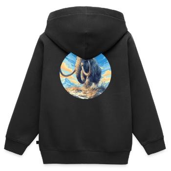 Mammuts Mammut - Kinder Premium Organic Zip Hoodie - Schwarz - Hinten - AI Model Kid Male (0cm)