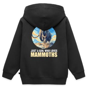 Mammuts Mammut - Kinder Premium Organic Zip Hoodie - Schwarz - Hinten - AI Model Kid Male (0cm)