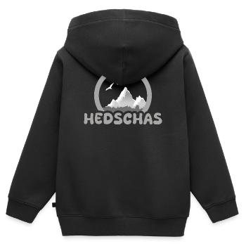 Trekking Hejaz - Kids Premium Organic Zip-up Hoodie - black - Back - AI Model Kid Male (0cm)