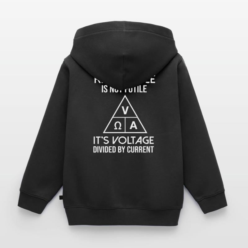 Physics Physicist Physics Student Physics Teacher Kids Premium Organic Zip-up Hoodie