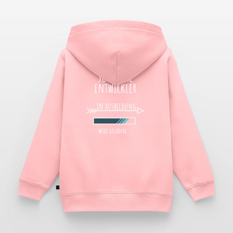 Computer Science Studies Profession Software Developer Kids Premium Organic Zip-up Hoodie