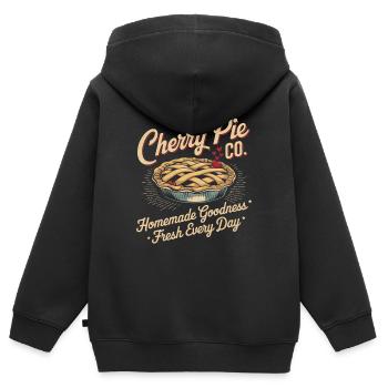 Boulangerie Vintage Publicité - Sweat Premium à capuche zippé enfant bio - noir - Dos - AI Model Kid Male (0cm)