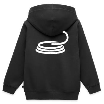 Gartenschlauch Schlauch Garten Wasser - Kinder Premium Organic Zip Hoodie - Schwarz - Hinten - AI Model Kid Male (0cm)