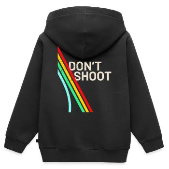 Arc Raiders - Don't Shoot - Kinder Premium Organic Zip Hoodie - Schwarz - Hinten - AI Model Kid Male (0cm)