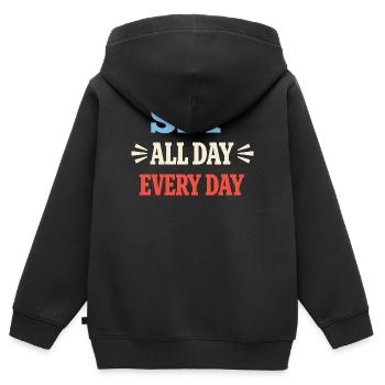 Spf Culture Identity Skin Care Humor - Kids Premium Organic Zip-up Hoodie - black - Back - AI Model Kid Male (0cm)