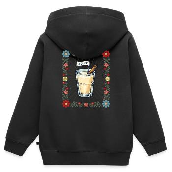 No Immigration Rights Protest Anti Deportation - Kids Premium Organic Zip-up Hoodie - black - Back - AI Model Kid Male (0cm)