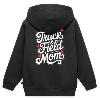 Leichtathletik Sprüche Leichtathletik Geschenk - Kinder Premium Organic Zip Hoodie - Schwarz - Hinten - AI Model Kid Male (0cm)