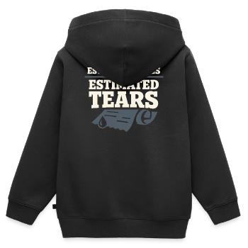 Indépendant indépendant Steuerhumor 1099 Life - Sweat Premium à capuche zippé enfant bio - noir - Dos - AI Model Kid Male (0cm)