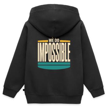 Rocket Science Rocket Scientist Aerospace - Kids Premium Organic Zip-up Hoodie - black - Back - AI Model Kid Male (0cm)
