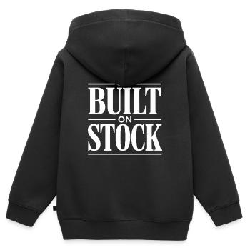 Saucier Sauce Station Brigade Chef Culinary Statio - Kinder Premium Organic Zip Hoodie - Schwarz - Hinten - AI Model Kid Male (0cm)