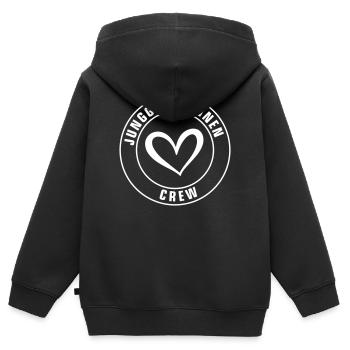 Junggesellinnenabschied Crew - Kinder Premium Organic Zip Hoodie - Schwarz - Hinten - AI Model Kid Male (0cm)