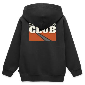 Track Day Bremsstaub Hpde Track Car Autocross - Kinder Premium Organic Zip Hoodie - Schwarz - Hinten - AI Model Kid Male (0cm)