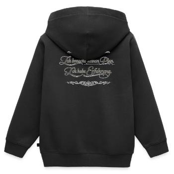 Ich brauche keinen Plan – Ich habe Erfahrung - Kinder Premium Organic Zip Hoodie - Schwarz - Hinten - AI Model Kid Male (0cm)