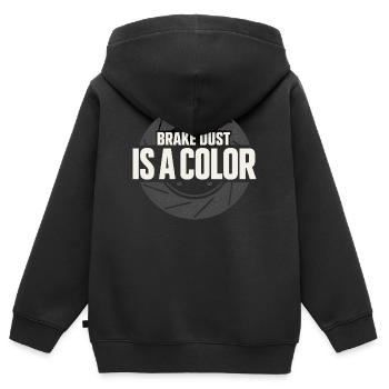 Track Day Bremsstaub Hpde Track Car Autocross - Kinder Premium Organic Zip Hoodie - Schwarz - Hinten - AI Model Kid Male (0cm)