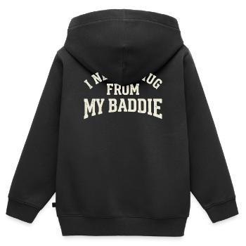 Un câlin de mon méchant - Sweat Premium à capuche zippé enfant bio - noir - Dos - AI Model Kid Male (0cm)