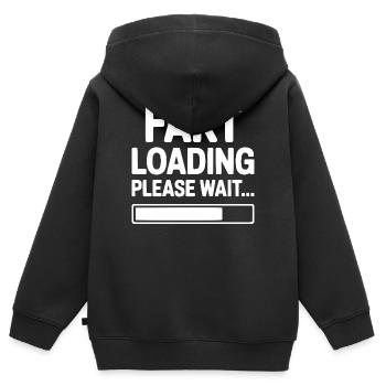 Chargement des pets, veuillez patienter... - Sweat Premium à capuche zippé enfant bio - noir - Dos - AI Model Kid Male (0cm)