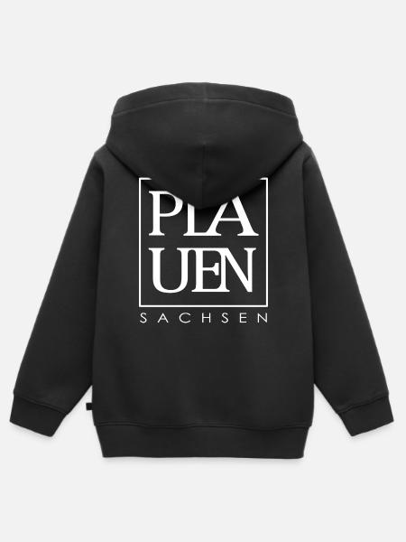 Plauen - Sachsen - Kinder Premium Organic Zip Hoodie - Schwarz
